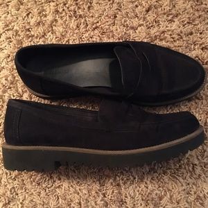 Black deichmann loafers